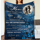 I'll Always Be Your Little Boy, Mom - Family Blanket - New Arrival, Christmas Gift For Mother From Son - Lovscape